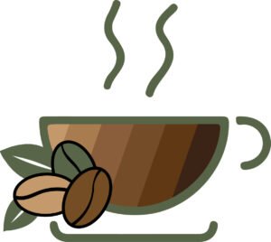 ShortD's logo of a steaming coffee cup.